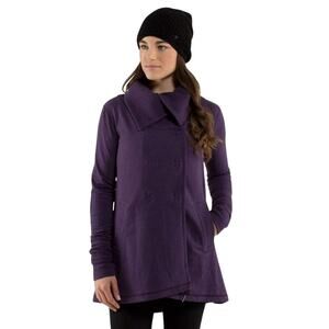 LULULEMON Gratitude Wrap Sweater Cardigan in Purple Women’s Size 4